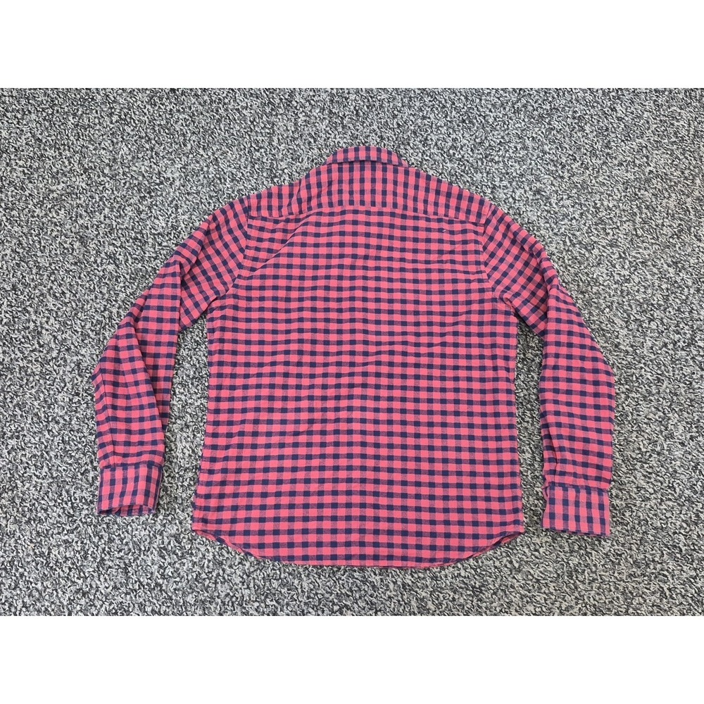 UNTUCKit Shirt Mens Large Slim Long Sleeve Flannel Checkered Plaid Button Down - Picture 7 of 7
